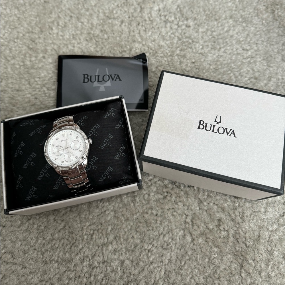 Bulova Watch - Silver